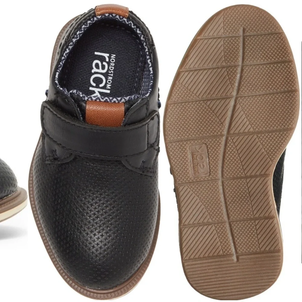 Nordstrom Rack NORDSTROM RACK Kids' Dustin Oxford Dress Shoes Black size 9M